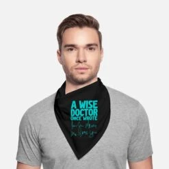 'A Wise Doctor Once Wrote 4' Bandana | Spreadshirt