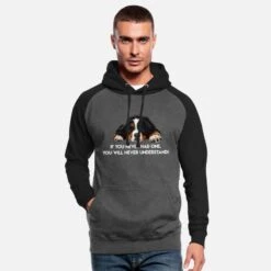 'Berner Sennenhund' Unisex Baseball Hoodie | Spreadshirt