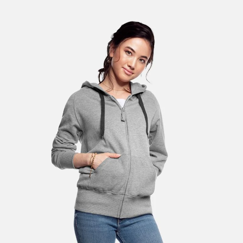 'Brauche Keine Therapie, Muss Nur Wandern - Berge' Frauen Premium Kapuzenjacke | Spreadshirt 2 'Brauche Keine Therapie, Muss Nur Wandern - Berge' Frauen Premium Kapuzenjacke | Spreadshirt – Bild 2