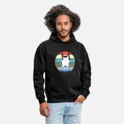 'eisbader Winterbader Winterschwimmer Eisbär Retro' Unisex Hoodie | Spreadshirt
