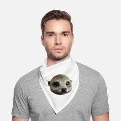 'Erdmännchen Polygon Design Süß' Bandana | Spreadshirt
