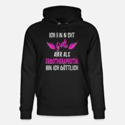 'ERGOTHERAPEUTIN' Unisex Bio Hoodie | Spreadshirt -Stedman Geschaft ergotherapeutin unisex bio hoodie 8