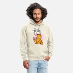 'Garfield Die Besten Dinge Im Leben Sind Essbar' Unisex Hoodie | Spreadshirt