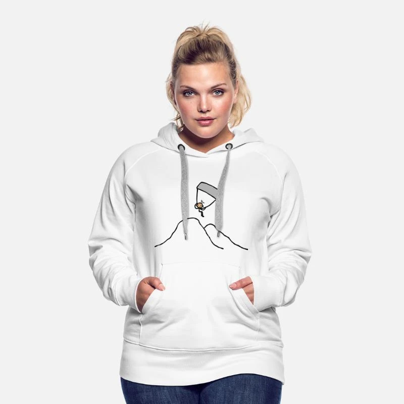 'Gleitschirmfliegen Paraglider In Den Bergen' Frauen Premium Hoodie | Spreadshirt 3 'Gleitschirmfliegen Paraglider In Den Bergen' Frauen Premium Hoodie | Spreadshirt – Bild 3
