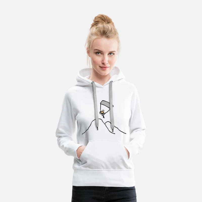 'Gleitschirmfliegen Paraglider In Den Bergen' Frauen Premium Hoodie | Spreadshirt 1 'Gleitschirmfliegen Paraglider In Den Bergen' Frauen Premium Hoodie | Spreadshirt