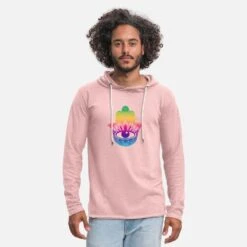 'Glückssymbol Hand Der Fatima Hippie-Farben' Unisex Kapuzen-Sweatshirt | Spreadshirt