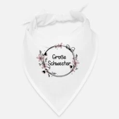 'Große Schwester' Bandana | Spreadshirt -Stedman Geschaft grosse schwester bandana 2
