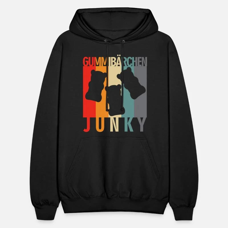 'Gummibärchen Junky Retro Design' Unisex Hoodie | Spreadshirt 7 'Gummibärchen Junky Retro Design' Unisex Hoodie | Spreadshirt – Bild 7