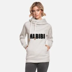 'Habibi' Unisex Schalkragen Hoodie | Spreadshirt -Stedman Geschaft habibi unisex schalkragen hoodie 2