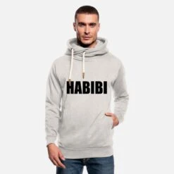 'Habibi' Unisex Schalkragen Hoodie | Spreadshirt