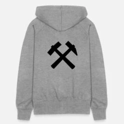 'hammer_und_schlegel__f1' Frauen Premium Kapuzenjacke | Spreadshirt -Stedman Geschaft hammer und schlegel f1 frauen premium kapuzenjacke 5