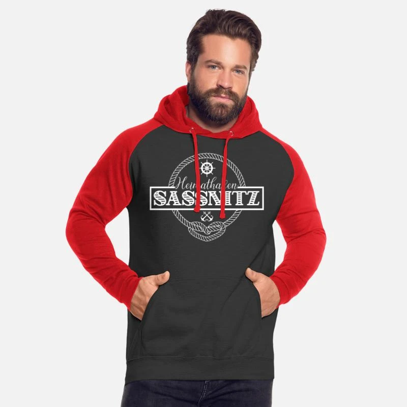'Heimathafen Sassnitz' Unisex Baseball Hoodie | Spreadshirt 2 'Heimathafen Sassnitz' Unisex Baseball Hoodie | Spreadshirt – Bild 2