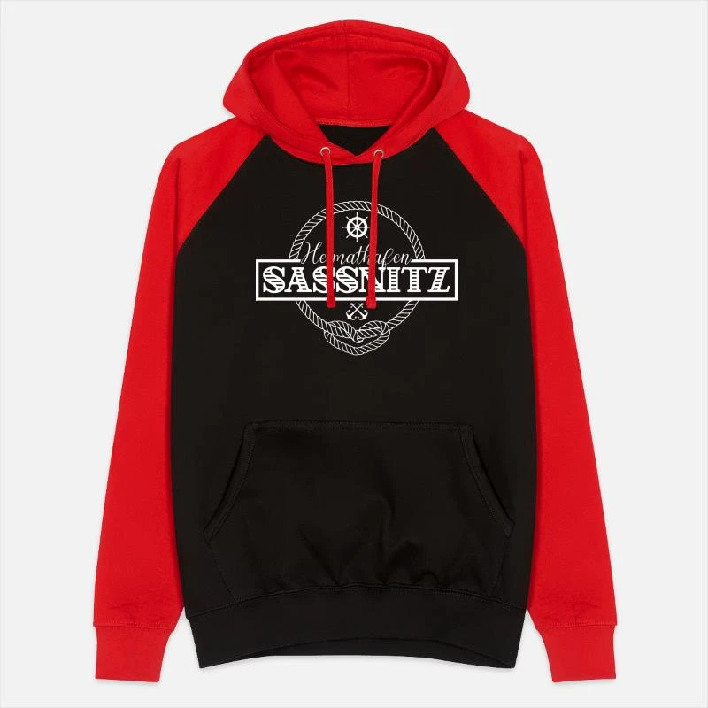 'Heimathafen Sassnitz' Unisex Baseball Hoodie | Spreadshirt 7 'Heimathafen Sassnitz' Unisex Baseball Hoodie | Spreadshirt – Bild 7