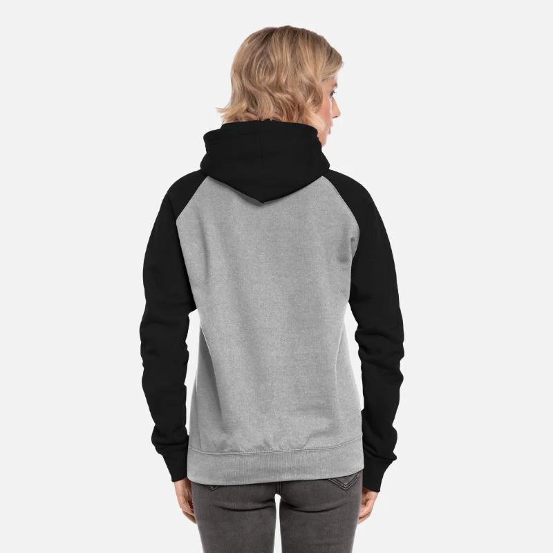'Herz Und EKG, Herzschlag' Unisex Baseball Hoodie | Spreadshirt 6 'Herz Und EKG, Herzschlag' Unisex Baseball Hoodie | Spreadshirt – Bild 6