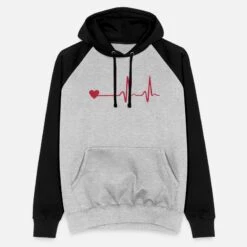 'Herz Und EKG, Herzschlag' Unisex Baseball Hoodie | Spreadshirt 15 'Herz Und EKG, Herzschlag' Unisex Baseball Hoodie | Spreadshirt -Stedman Geschaft herz und ekg herzschlag unisex baseball hoodie 6