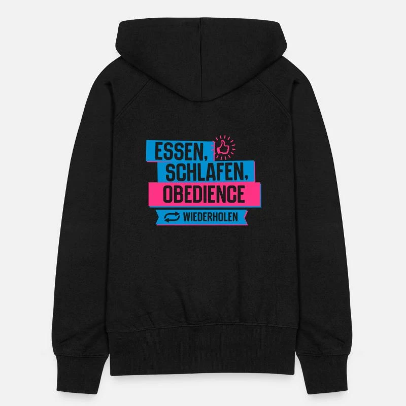 'Hobby Obedience' Frauen Premium Kapuzenjacke | Spreadshirt 6 'Hobby Obedience' Frauen Premium Kapuzenjacke | Spreadshirt – Bild 6