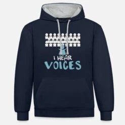 'I Hear Voices - Choir Director Conductor Music' Unisex Hoodie Zweifarbig | Spreadshirt -Stedman Geschaft i hear voices choir director conductor music unisex hoodie zweifarbig 8