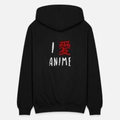 'I Love Anime Japan Animation Ai Liebe Geschenkidee' Unisex Kapuzenjacke | Spreadshirt