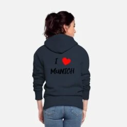 'I LOVE MUNICH' Frauen Premium Kapuzenjacke | Spreadshirt 10 'I LOVE MUNICH' Frauen Premium Kapuzenjacke | Spreadshirt -Stedman Geschaft i love munich frauen premium kapuzenjacke 3