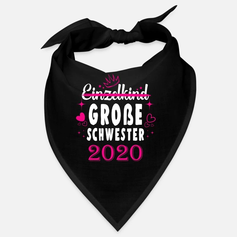 'Ich Werde Eine Große Super Schwester 2020' Bandana | Spreadshirt 3 'Ich Werde Eine Große Super Schwester 2020' Bandana | Spreadshirt – Bild 3