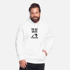 'I'm Not Short I'm Penguin Size' Unisex Bio Hoodie | Spreadshirt -Stedman Geschaft im not short im penguin size unisex bio hoodie 4