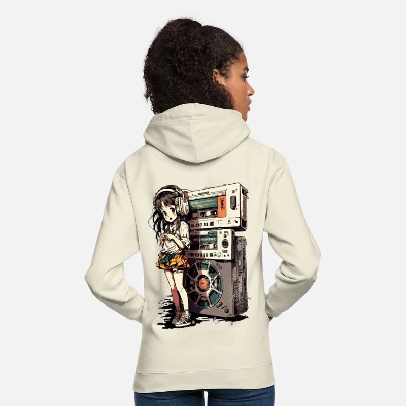 'Kassettenrekorder Anime Sticker Reel To Reel' Unisex Hoodie | Spreadshirt 5 'Kassettenrekorder Anime Sticker Reel To Reel' Unisex Hoodie | Spreadshirt – Bild 5