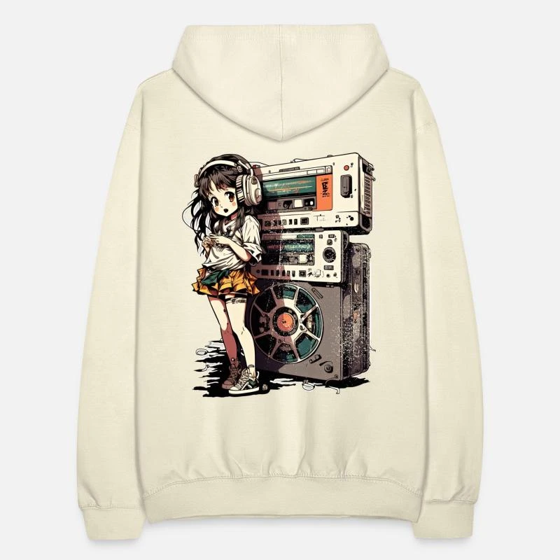 'Kassettenrekorder Anime Sticker Reel To Reel' Unisex Hoodie | Spreadshirt 8 'Kassettenrekorder Anime Sticker Reel To Reel' Unisex Hoodie | Spreadshirt – Bild 8