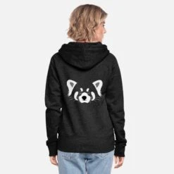 'kleiner Panda Roter Waschbär' Frauen Premium Kapuzenjacke | Spreadshirt 9 'kleiner Panda Roter Waschbär' Frauen Premium Kapuzenjacke | Spreadshirt -Stedman Geschaft kleiner panda roter waschbaer frauen premium kapuzenjacke 2