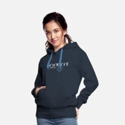 'Koordinaten Von Hiddensee' Frauen Premium Hoodie | Spreadshirt -Stedman Geschaft koordinaten von hiddensee frauen premium hoodie 4