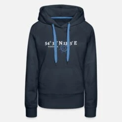 'Koordinaten Von Hiddensee' Frauen Premium Hoodie | Spreadshirt -Stedman Geschaft koordinaten von hiddensee frauen premium hoodie 8