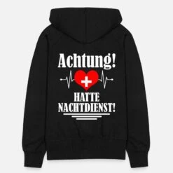 'Krankenschwester Nachtdienst Herz EKG Geschenk' Frauen Premium Kapuzenjacke | Spreadshirt -Stedman Geschaft krankenschwester nachtdienst herz ekg geschenk frauen premium kapuzenjacke 5