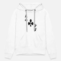 'Kreuz Ass Spielkarte Karten Spiel Kostüm Shirt' Frauen Premium Hoodie | Spreadshirt -Stedman Geschaft kreuz ass spielkarte karten spiel kostuem shirt frauen premium hoodie 6