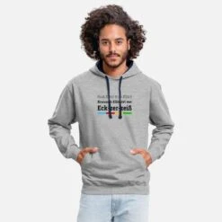 'Kruh Ellört! Kreuzfahrt Seenotrettungsübung SNRÜ' Unisex Hoodie Zweifarbig | Spreadshirt
