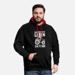 'Landwirt Traktor Spruch - Landwirtschaft Bauer' Unisex Hoodie Zweifarbig | Spreadshirt -Stedman Geschaft landwirt traktor spruch landwirtschaft bauer unisex hoodie zweifarbig 2