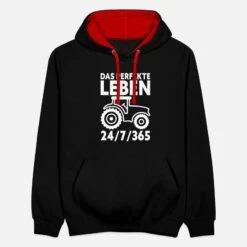 'Landwirt Traktor Spruch - Landwirtschaft Bauer' Unisex Hoodie Zweifarbig | Spreadshirt -Stedman Geschaft landwirt traktor spruch landwirtschaft bauer unisex hoodie zweifarbig 6