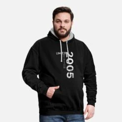 'Limited Edition 2005 Geburtstag Jahrgang 2005' Unisex Hoodie Zweifarbig | Spreadshirt -Stedman Geschaft limited edition 2005 geburtstag jahrgang 2005 unisex hoodie zweifarbig 2