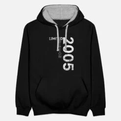 'Limited Edition 2005 Geburtstag Jahrgang 2005' Unisex Hoodie Zweifarbig | Spreadshirt -Stedman Geschaft limited edition 2005 geburtstag jahrgang 2005 unisex hoodie zweifarbig 6