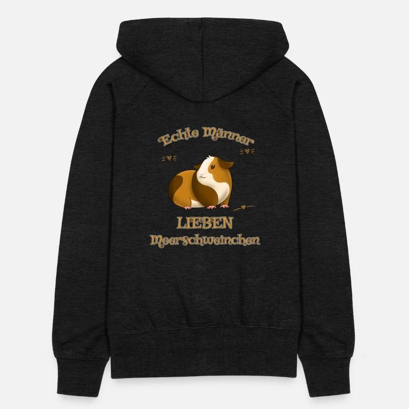 'Meerschweinchen Nagetier Haustier Spruch Geschenk' Frauen Premium Kapuzenjacke | Spreadshirt 6 'Meerschweinchen Nagetier Haustier Spruch Geschenk' Frauen Premium Kapuzenjacke | Spreadshirt – Bild 6