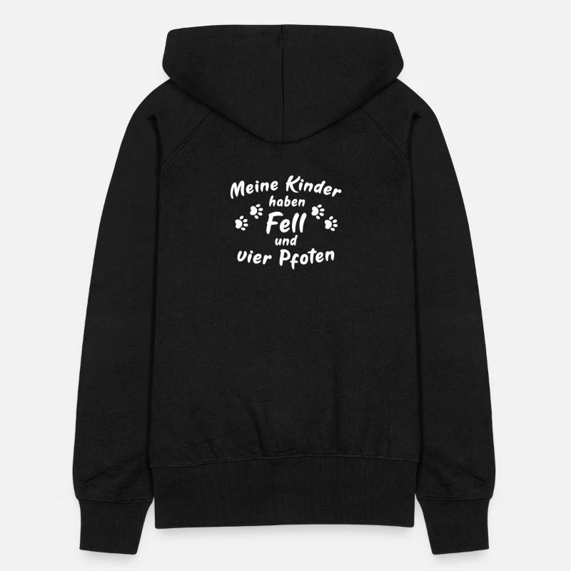 'Meine Kinder Haben Fell Und Vier Pfoten.' Frauen Premium Kapuzenjacke | Spreadshirt 6 'Meine Kinder Haben Fell Und Vier Pfoten.' Frauen Premium Kapuzenjacke | Spreadshirt – Bild 6