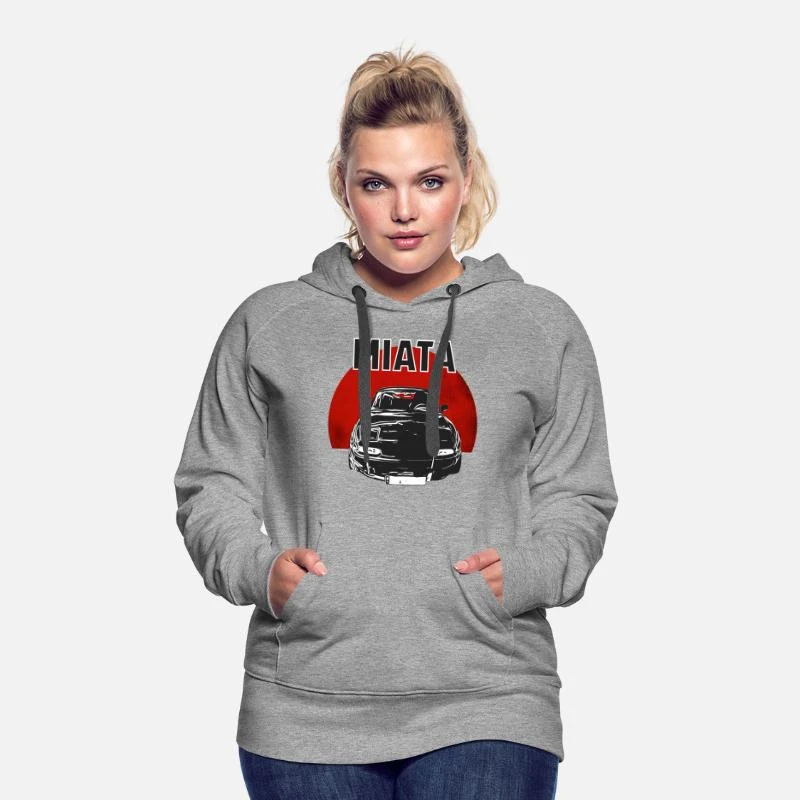 'Miata JDM' Frauen Premium Hoodie | Spreadshirt 3 'Miata JDM' Frauen Premium Hoodie | Spreadshirt – Bild 3
