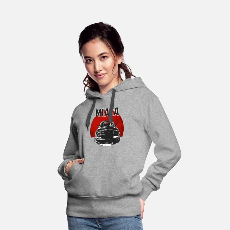 'Miata JDM' Frauen Premium Hoodie | Spreadshirt 5 'Miata JDM' Frauen Premium Hoodie | Spreadshirt – Bild 5