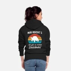 'Mir Reichts Ich Geh Zu Meiner Schildkröte' Frauen Premium Kapuzenjacke | Spreadshirt -Stedman Geschaft mir reichts ich geh zu meiner schildkroete frauen premium kapuzenjacke 3