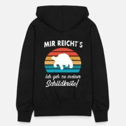 'Mir Reichts Ich Geh Zu Meiner Schildkröte' Frauen Premium Kapuzenjacke | Spreadshirt -Stedman Geschaft mir reichts ich geh zu meiner schildkroete frauen premium kapuzenjacke 5