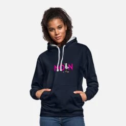 'MOIN Möwe Pink - Urlaub Im Norden' Unisex Hoodie Zweifarbig | Spreadshirt