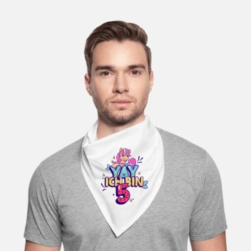 'My Little Pony Geburtstag Yay Ich Bin 5' Bandana | Spreadshirt -Stedman Geschaft my little pony geburtstag yay ich bin 5 bandana
