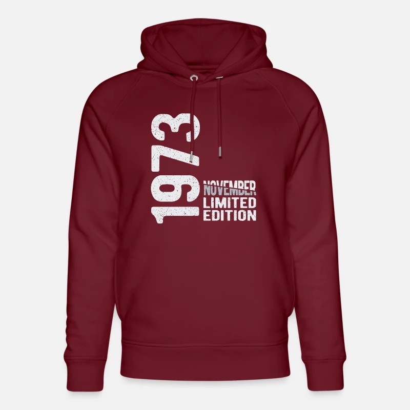 'November 1973 Limited Edition Jahrgang Geburtsjahr' Unisex Bio Hoodie | Spreadshirt 9 'November 1973 Limited Edition Jahrgang Geburtsjahr' Unisex Bio Hoodie | Spreadshirt – Bild 9