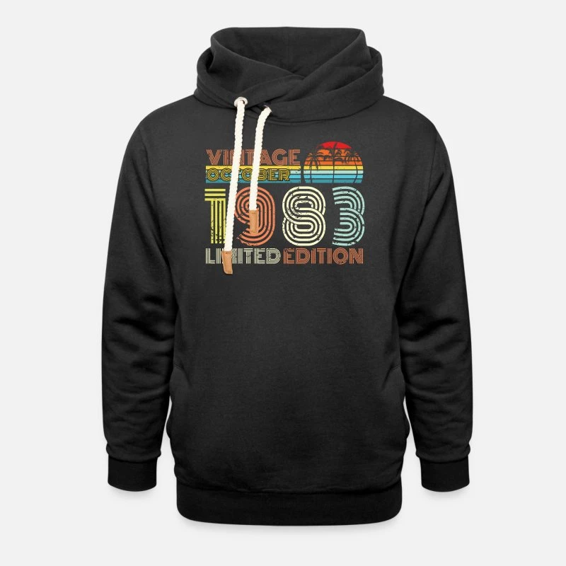'Oktober 1983 Jahrgang Geschenk' Unisex Schalkragen Hoodie | Spreadshirt 7 'Oktober 1983 Jahrgang Geschenk' Unisex Schalkragen Hoodie | Spreadshirt – Bild 7