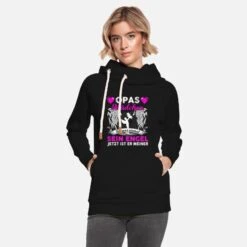 'Opas Mädchen Ich War Einmal Sein Engel' Unisex Schalkragen Hoodie | Spreadshirt 9 'Opas Mädchen Ich War Einmal Sein Engel' Unisex Schalkragen Hoodie | Spreadshirt -Stedman Geschaft opas maedchen ich war einmal sein engel unisex schalkragen hoodie 2