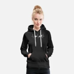 'Pferd Herzschlag' Frauen Premium Hoodie | Spreadshirt