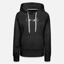 'Pferd Herzschlag' Frauen Premium Hoodie | Spreadshirt -Stedman Geschaft pferd herzschlag frauen premium hoodie 8